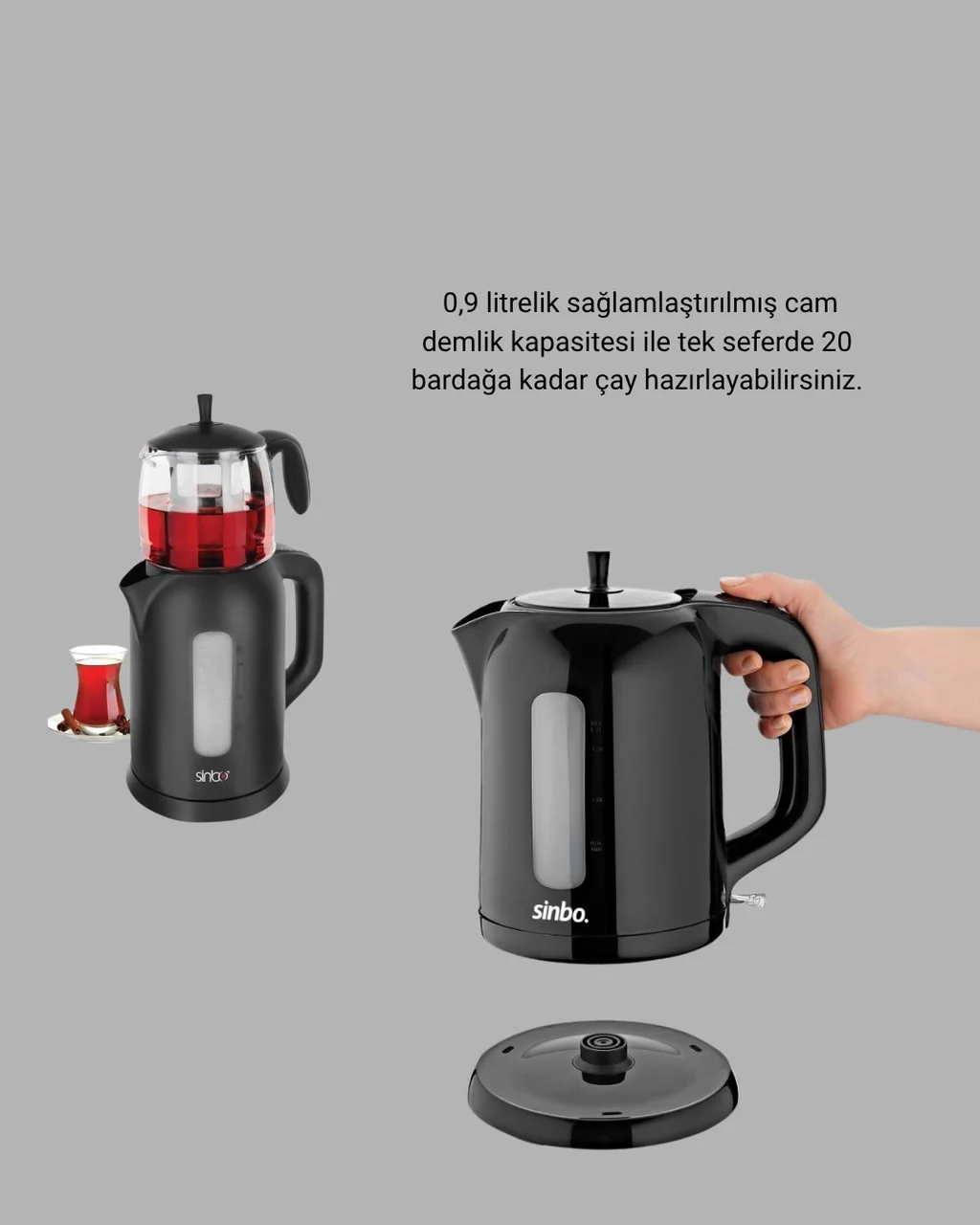 Lexroo Çaycı Cam Demlikli 1800w Güçlü Ve Sıcak Tutmalı Elektrikli Çay Makinesi Lexroo Çaycı Cam Demlikli 1800w Güçlü Ve Sıcak Tutmalı Elektrikli Çay Makinesi