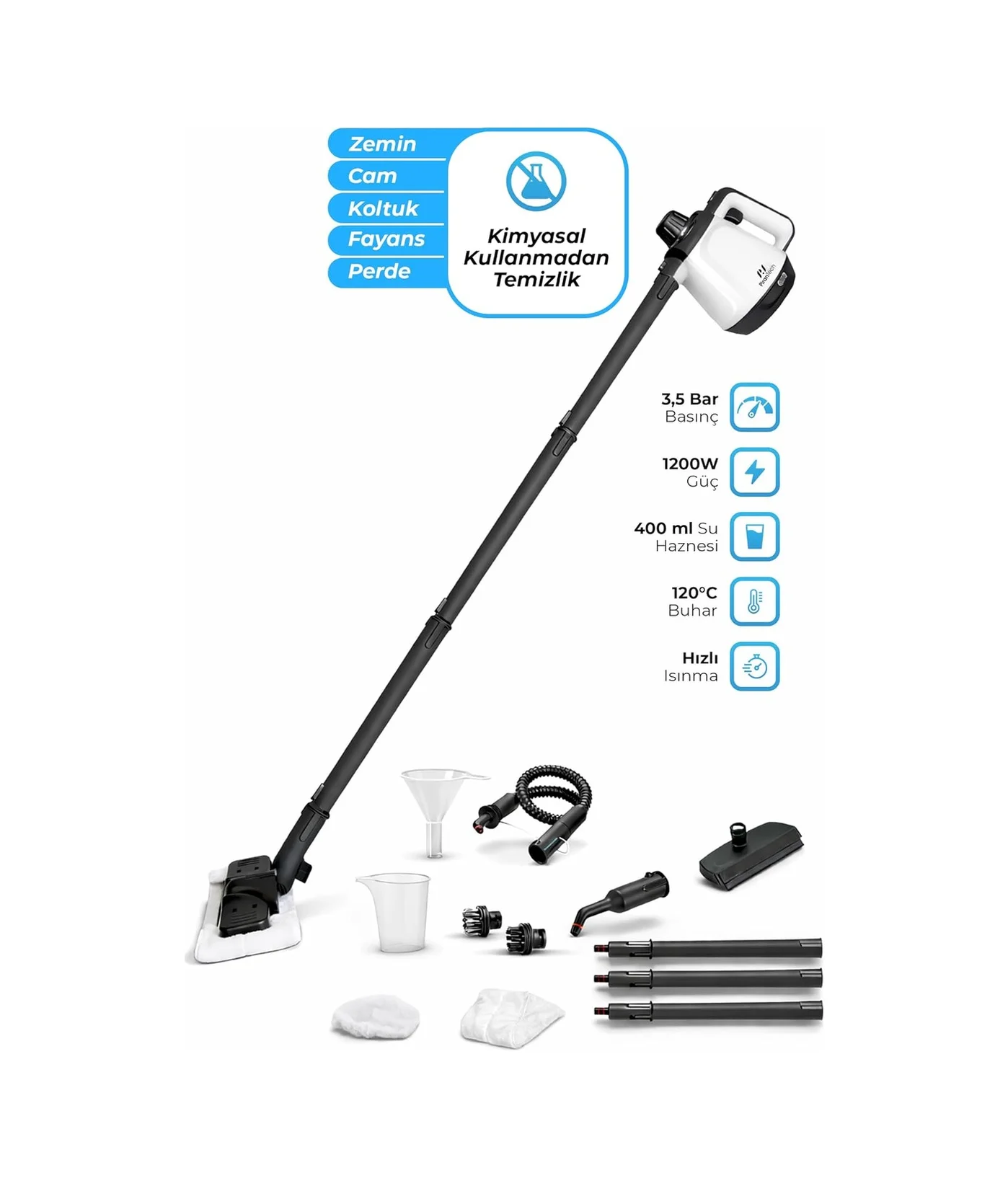 Lexroo Cb- 02a Buharlı Temizlik Makinası - Buharlı Temizleyici - Floor Max Set Lexroo Cb- 02a Buharlı Temizlik Makinası - Buharlı Temizleyici - Floor Max Set