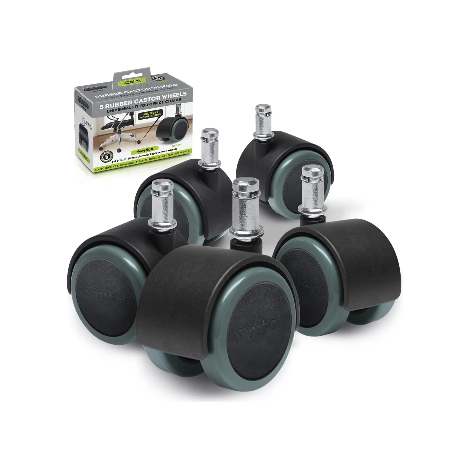 Lexroo Cb680 5,1 Cm Zemin Koruma Lastik Büro Sandalyesi Caster Wheels Standart Stem Size - Siyah/gri Siyah - Gri Lexroo Cb680 5,1 Cm Zemin Koruma Lastik Büro Sandalyesi Caster Wheels Standart Stem Size - Siyah/gri Siyah - Gri
