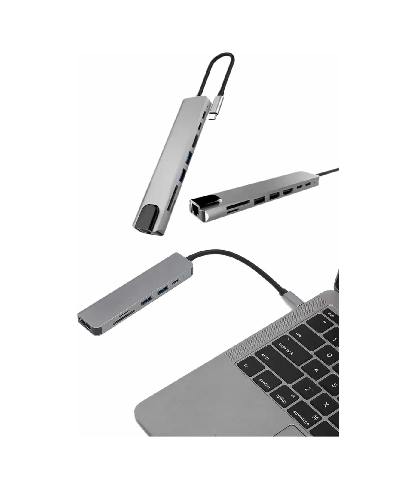 Lexroo Çevirici Dönüştürücü Adaptör Macbook Uyumlu 3 In 1 Type-c To Hdmı Usb 3.0 Standart Lexroo Çevirici Dönüştürücü Adaptör Macbook Uyumlu 3 In 1 Type-c To Hdmı Usb 3.0 Standart