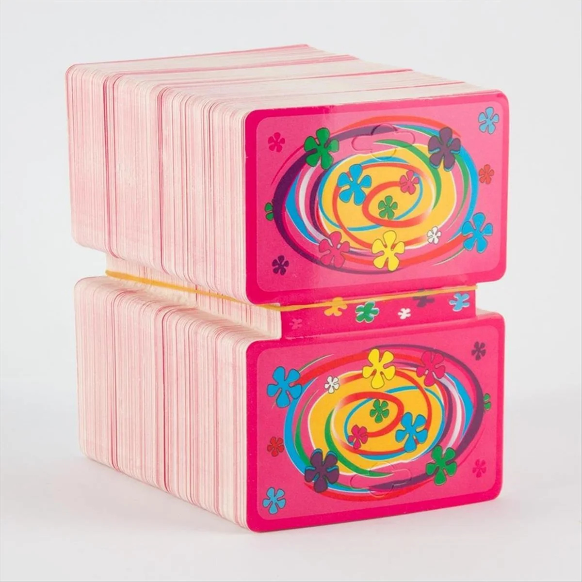 Lexroo Çiçek Desenli Kolye Kartı - Pembe Lexroo Çiçek Desenli Kolye Kartı - Pembe