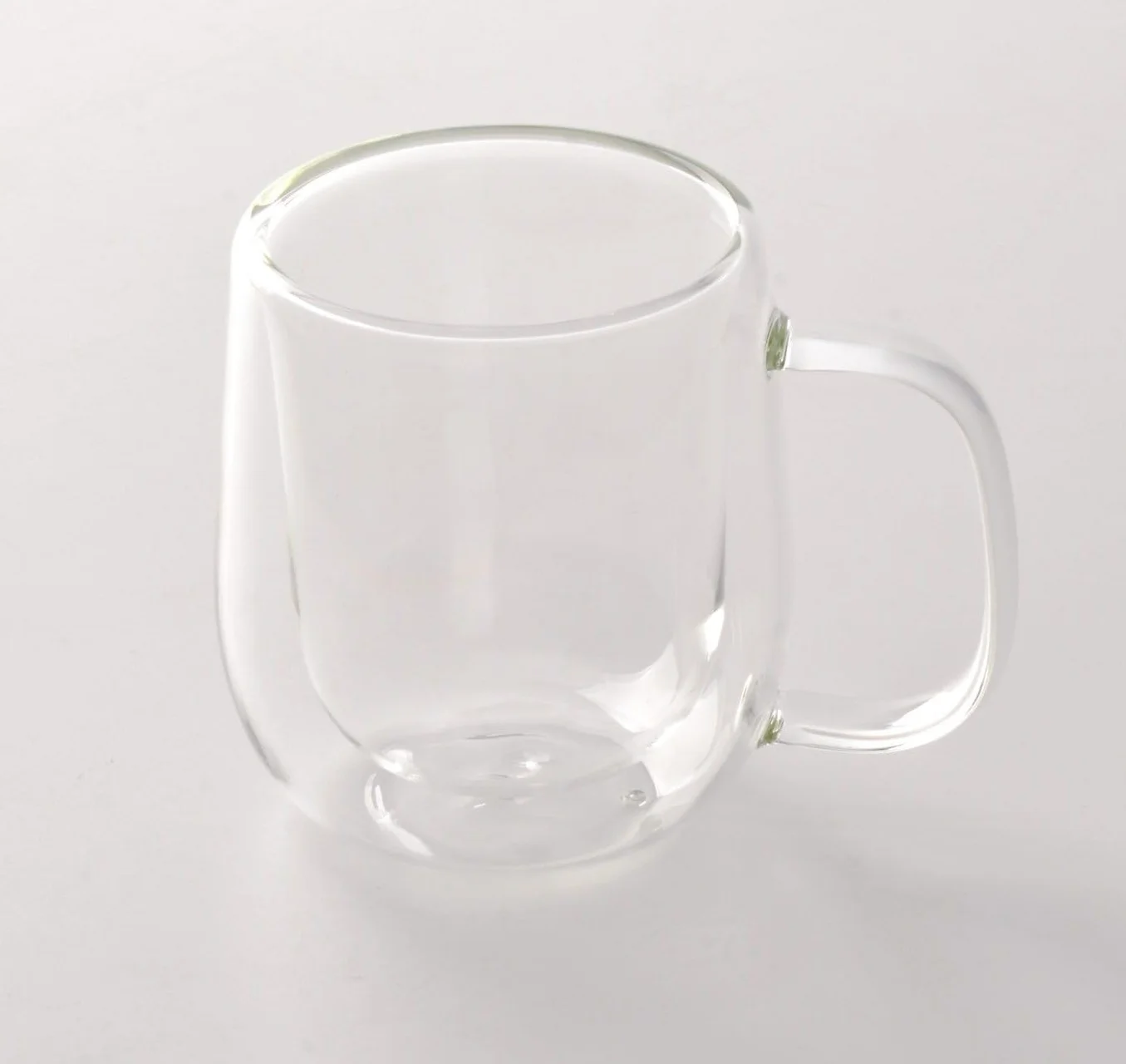 Lexroo Çift Cidarlı Borosilikat Cam Kupa, Kulplu, Şeffaf, 250ml Lexroo Çift Cidarlı Borosilikat Cam Kupa, Kulplu, Şeffaf, 250ml