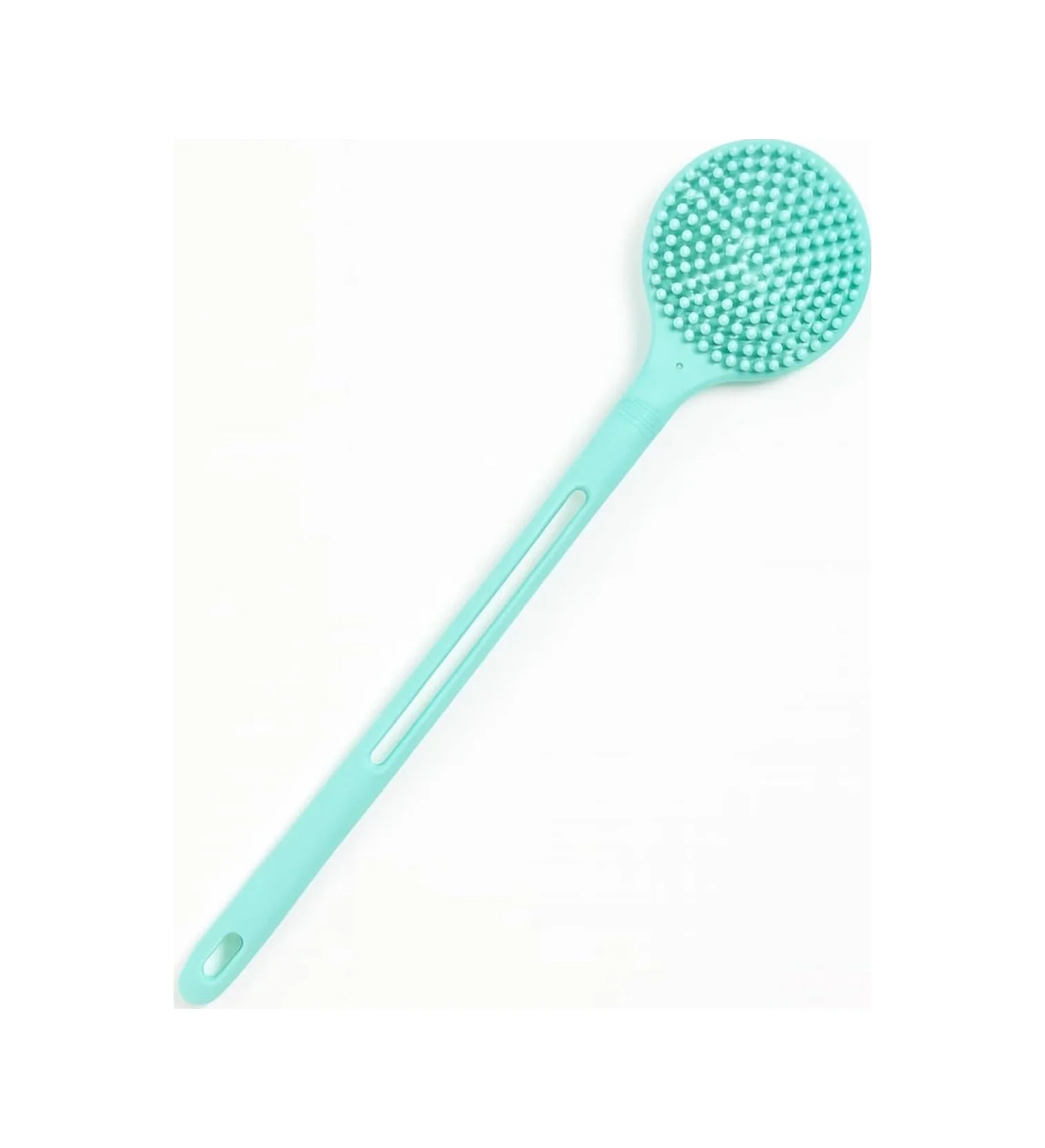 Lexroo Çift Taraflı Silikon Duş Vücut Fırçası Uzun Saplı Banyo Yıkama Fırçası Sırt Masaj Peeling Lexroo Çift Taraflı Silikon Duş Vücut Fırçası Uzun Saplı Banyo Yıkama Fırçası Sırt Masaj Peeling