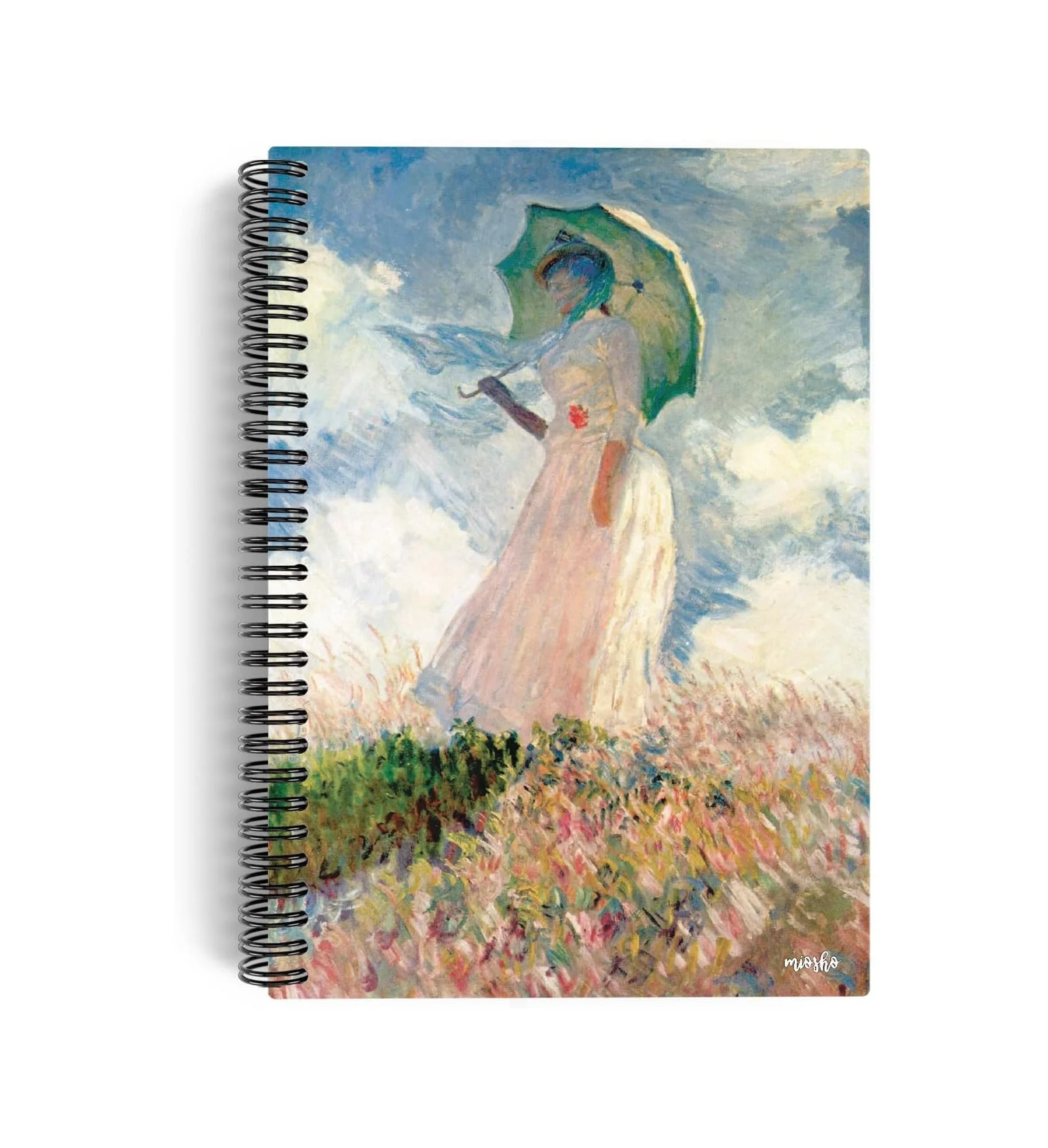 Lexroo Claude Monet/woman With A Parasol, 1886 Spiralli Defter 11 A5 Çizgisiz 100 Sayfa Çok Renkli Lexroo Claude Monet/woman With A Parasol, 1886 Spiralli Defter 11 A5 Çizgisiz 100 Sayfa Çok Renkli