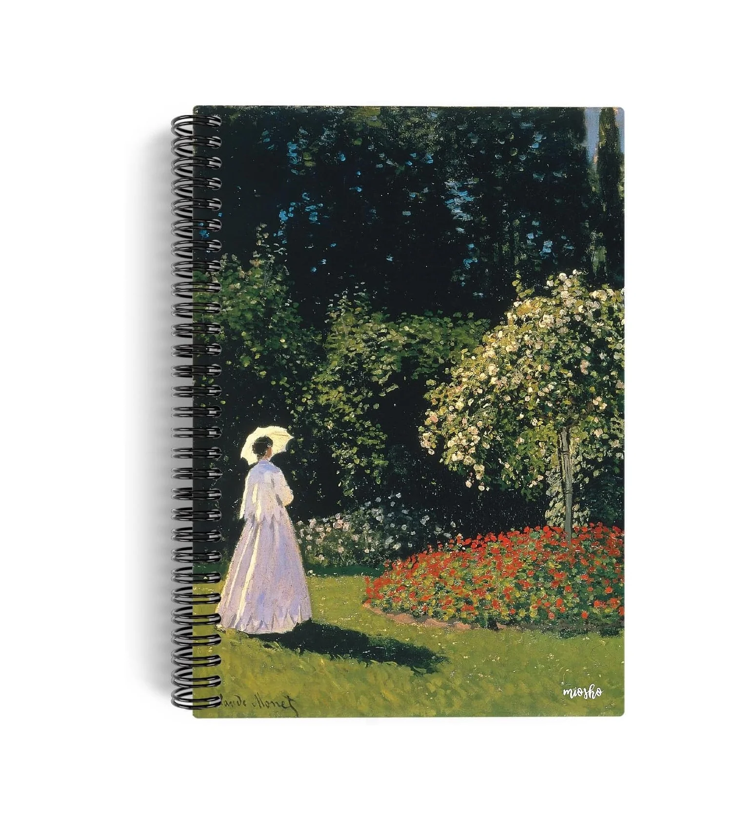 Lexroo Claude Monet/woman İn The Garden, 1867 Spiralli Defter 10 A5 Çizgisiz 100 Sayfa Çok Renkli Lexroo Claude Monet/woman İn The Garden, 1867 Spiralli Defter 10 A5 Çizgisiz 100 Sayfa Çok Renkli