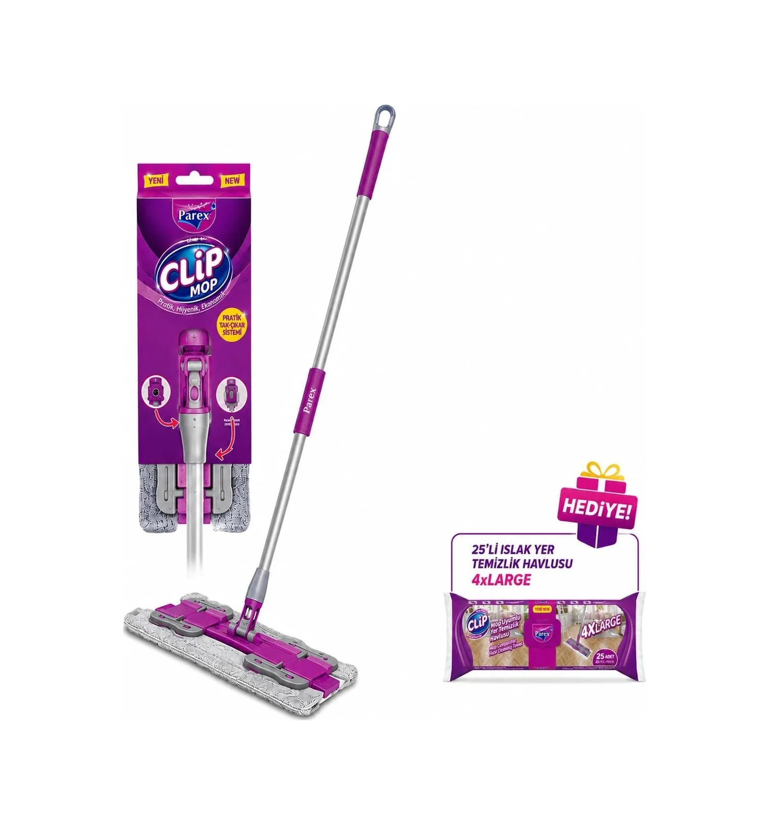 Lexroo Clip Mop Yer Temizlik Sistemi Kutulu Mop Uyumlu Yer Temizlik Havlusu 4xl 25 Li Hediye Diğer Lexroo Clip Mop Yer Temizlik Sistemi Kutulu Mop Uyumlu Yer Temizlik Havlusu 4xl 25 Li Hediye Diğer