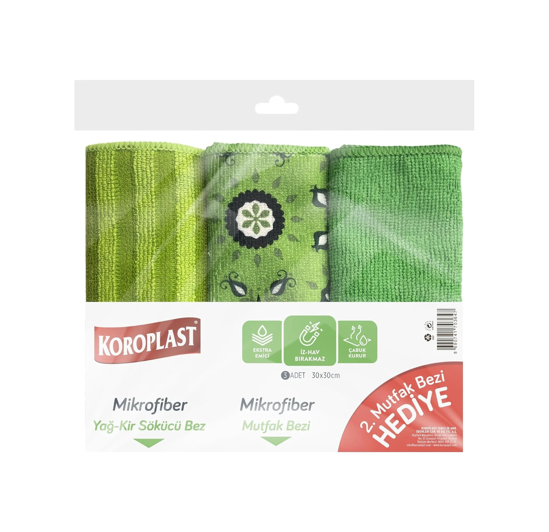 Lexroo Çok Amaçlı Mikrofiber Temizlik Bezi 3'lü Ekonomik Paket, Yağ & Kir Sökücü, İz Bırakmaz Çok Renkli Lexroo Çok Amaçlı Mikrofiber Temizlik Bezi 3'lü Ekonomik Paket, Yağ & Kir Sökücü, İz Bırakmaz Çok Renkli