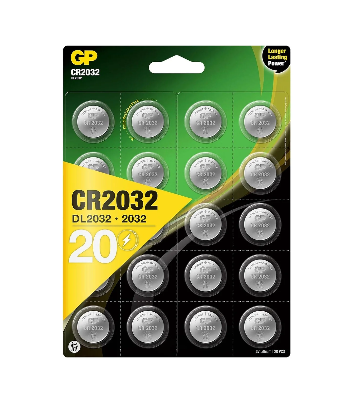Lexroo Cr2032 3v Lithium Knopfzellen, 20 Stück Li-mn Knopfbatterien Cr 2032 Lexroo Cr2032 3v Lithium Knopfzellen, 20 Stück Li-mn Knopfbatterien Cr 2032