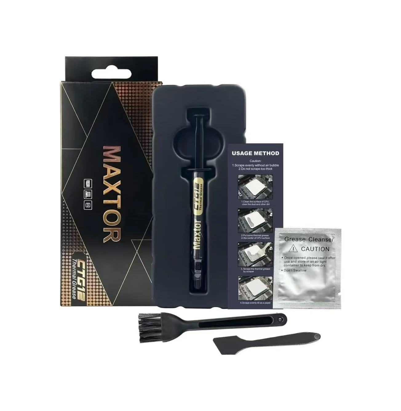 Lexroo Ctg12e-2g Premium Thermal Paste 18w/mk 2 Gram Cpu, Gpu, Laptop Termal Macun Lexroo Ctg12e-2g Premium Thermal Paste 18w/mk 2 Gram Cpu, Gpu, Laptop Termal Macun