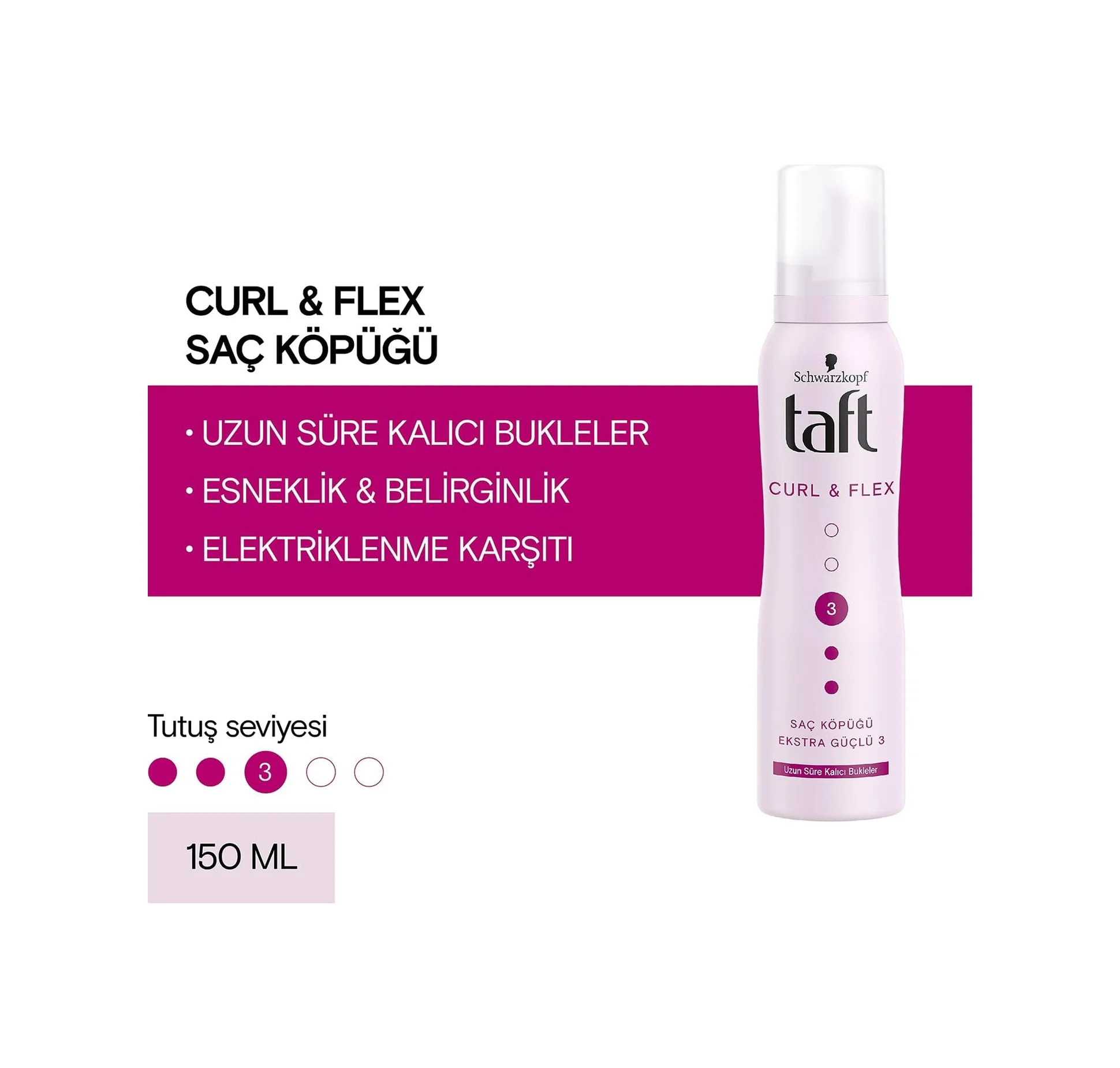 Lexroo Curl & Flex Saç Köpüğü 150 Ml Lexroo Curl & Flex Saç Köpüğü 150 Ml