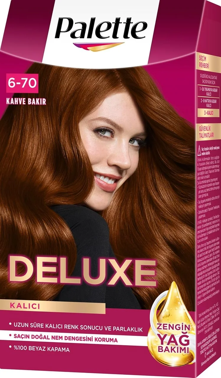 Lexroo Deluxe 6-70 Kahve Bakır Saç Boyası Lexroo Deluxe 6-70 Kahve Bakır Saç Boyası