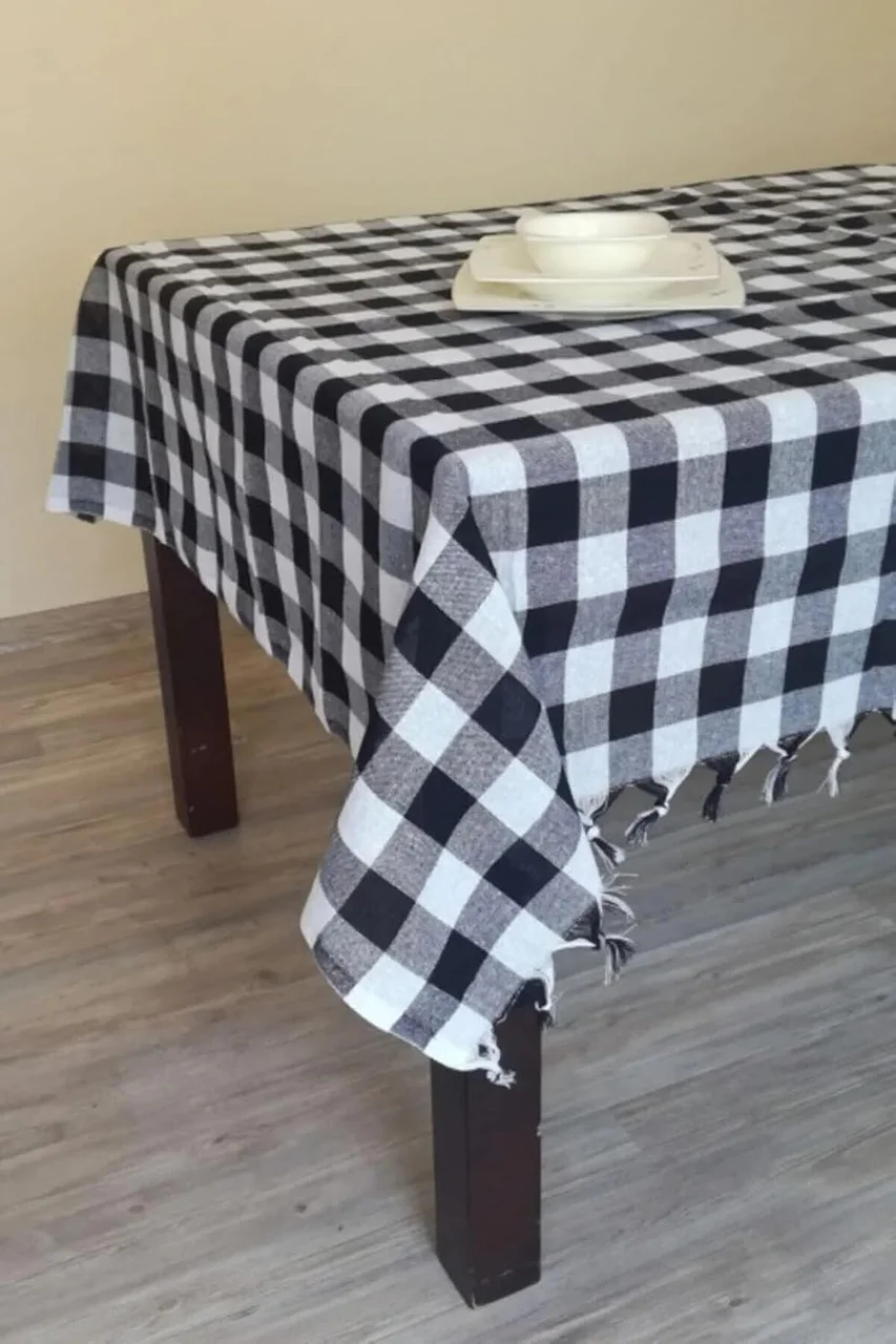 Lexroo Denizli Çeyiz Çok Amaçlı Piknik Masa Örtüsü Sofra Bezi Siyah 150x150 Lexroo Denizli Çeyiz Çok Amaçlı Piknik Masa Örtüsü Sofra Bezi Siyah 150x150