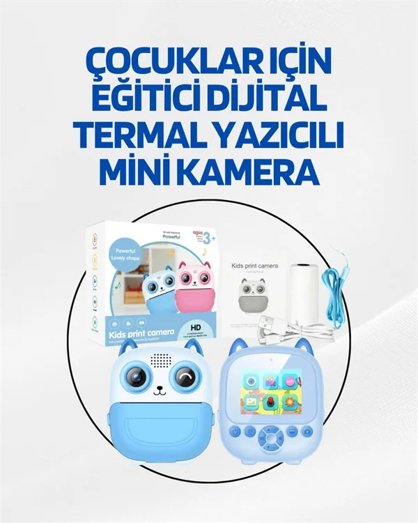 Lexroo Dijital Termal Yazıcılı Mini Kamera Hd Video & 038 Anında Fotoğraf Çıktısı Lexroo Dijital Termal Yazıcılı Mini Kamera Hd Video & 038 Anında Fotoğraf Çıktısı