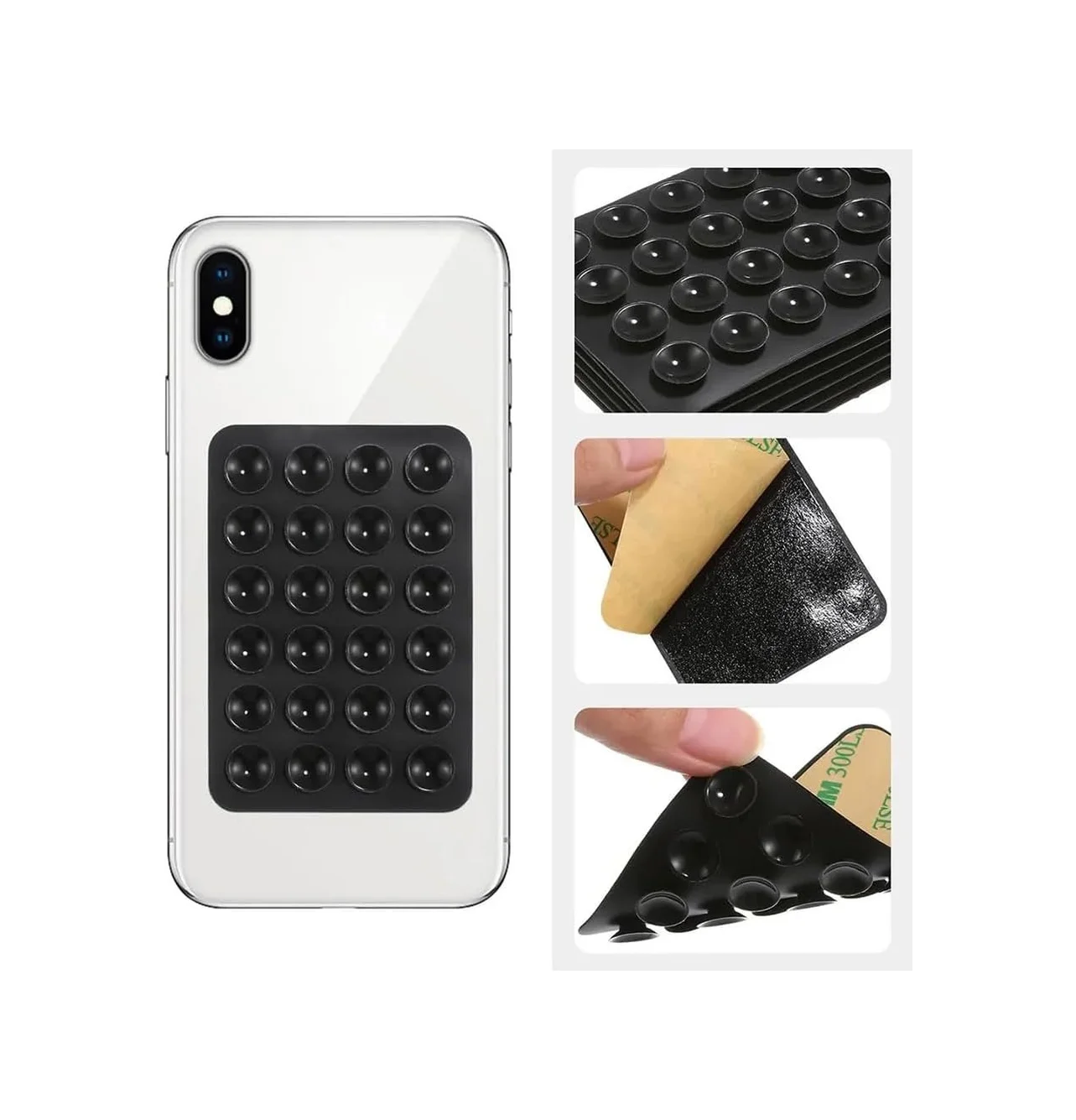 Lexroo Dikdörtgen Vantuzlu Yapışkan Telefon Tutucu Taşınabilir Silikon Yumuşak Telefon Standı Geniş Diğer Lexroo Dikdörtgen Vantuzlu Yapışkan Telefon Tutucu Taşınabilir Silikon Yumuşak Telefon Standı Geniş Diğer
