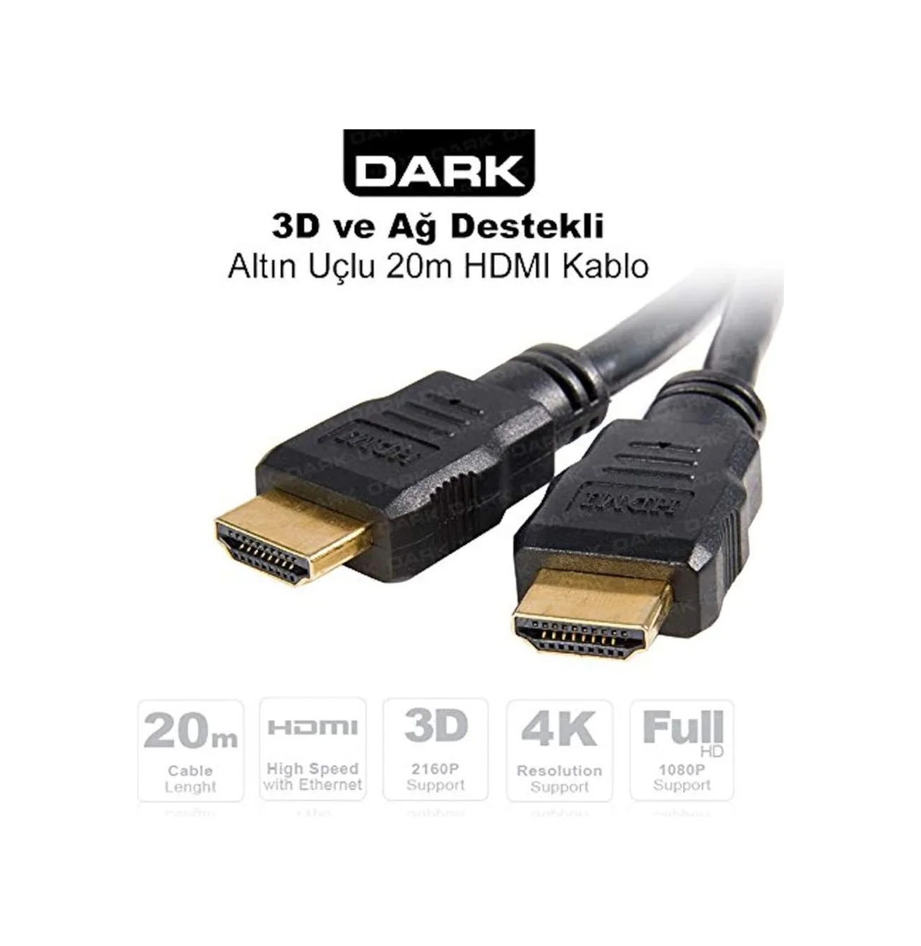Lexroo Dk-hd-cv14l2000 20 M Hdmı Kablo Standart Lexroo Dk-hd-cv14l2000 20 M Hdmı Kablo Standart