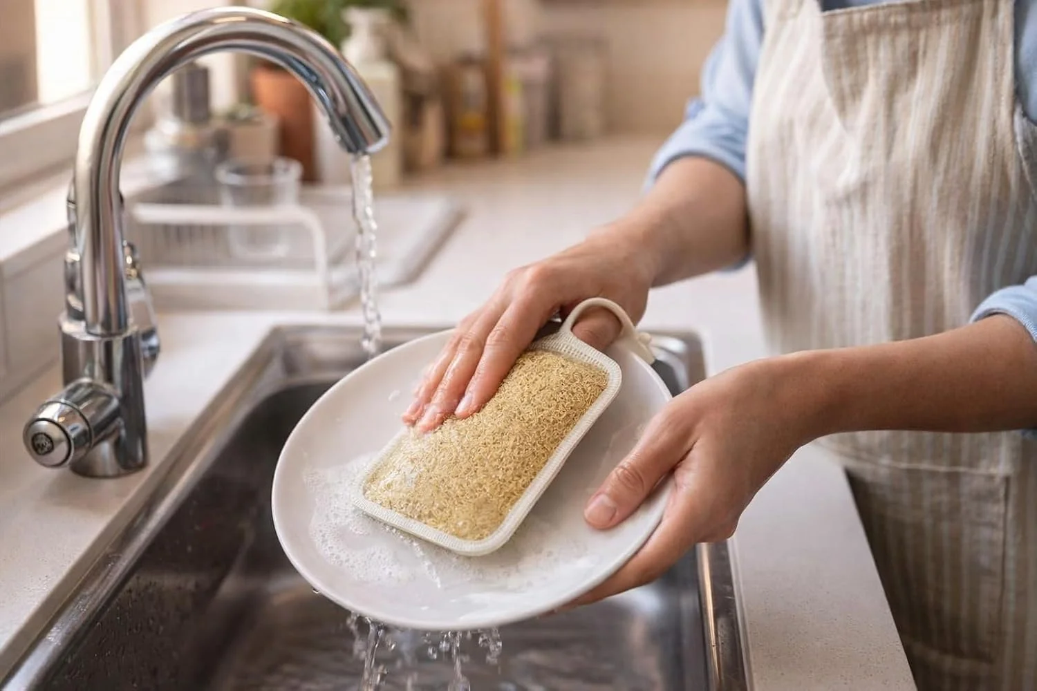 Lexroo Doğal Kabak Lifi Yüz Vücut Banyo Kesesi, Sağlıklı Bulaşık Süngeri Lexroo Doğal Kabak Lifi Yüz Vücut Banyo Kesesi, Sağlıklı Bulaşık Süngeri