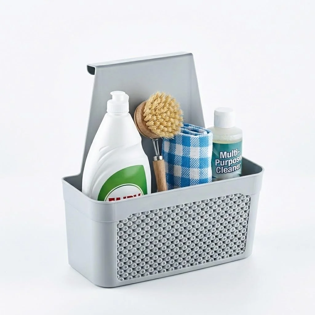 Lexroo Dolap İçi Asılabilir Plastik Organizer Deterjan Sünger Düzenleyici Askı Mutfak Banyo Dolap Çok Renkli Lexroo Dolap İçi Asılabilir Plastik Organizer Deterjan Sünger Düzenleyici Askı Mutfak Banyo Dolap Çok Renkli
