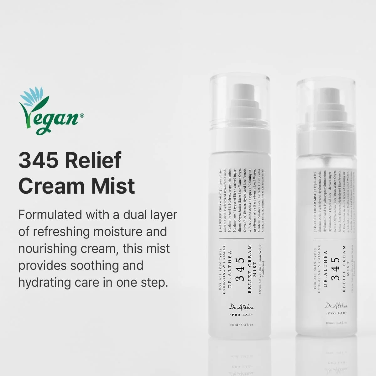 Lexroo Dr. Althea 345 Relief Cream Mist Lexroo Dr. Althea 345 Relief Cream Mist
