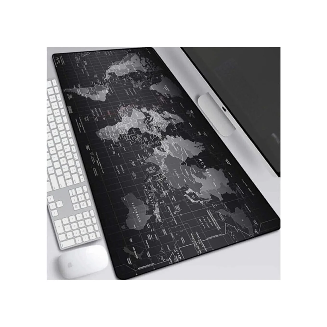 Lexroo Dünya Haritalı 90x40 Cm Mouse Pad, Dünya Desenli Mouse Pad Standart Lexroo Dünya Haritalı 90x40 Cm Mouse Pad, Dünya Desenli Mouse Pad Standart