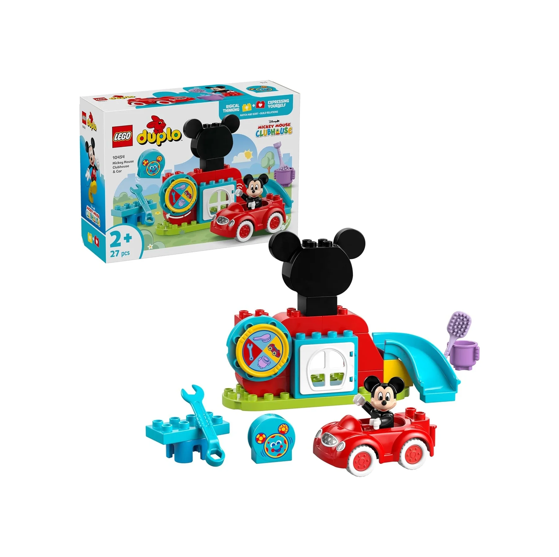 Lexroo Duplo Disney Mickey Fare Nin Kulüp Evi Ve Arabası 10454 Lexroo Duplo Disney Mickey Fare Nin Kulüp Evi Ve Arabası 10454