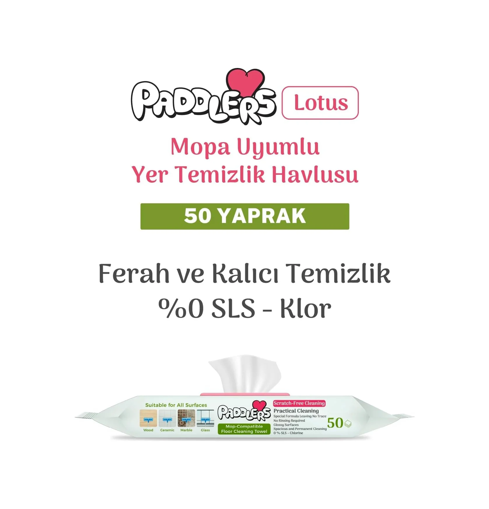 Lexroo Easy Clean Lotus Çiçeği Kokulu Mopa Uyumlu Yer Temizlik Havlusu 50 Yaprak Çok Renkli Lexroo Easy Clean Lotus Çiçeği Kokulu Mopa Uyumlu Yer Temizlik Havlusu 50 Yaprak Çok Renkli