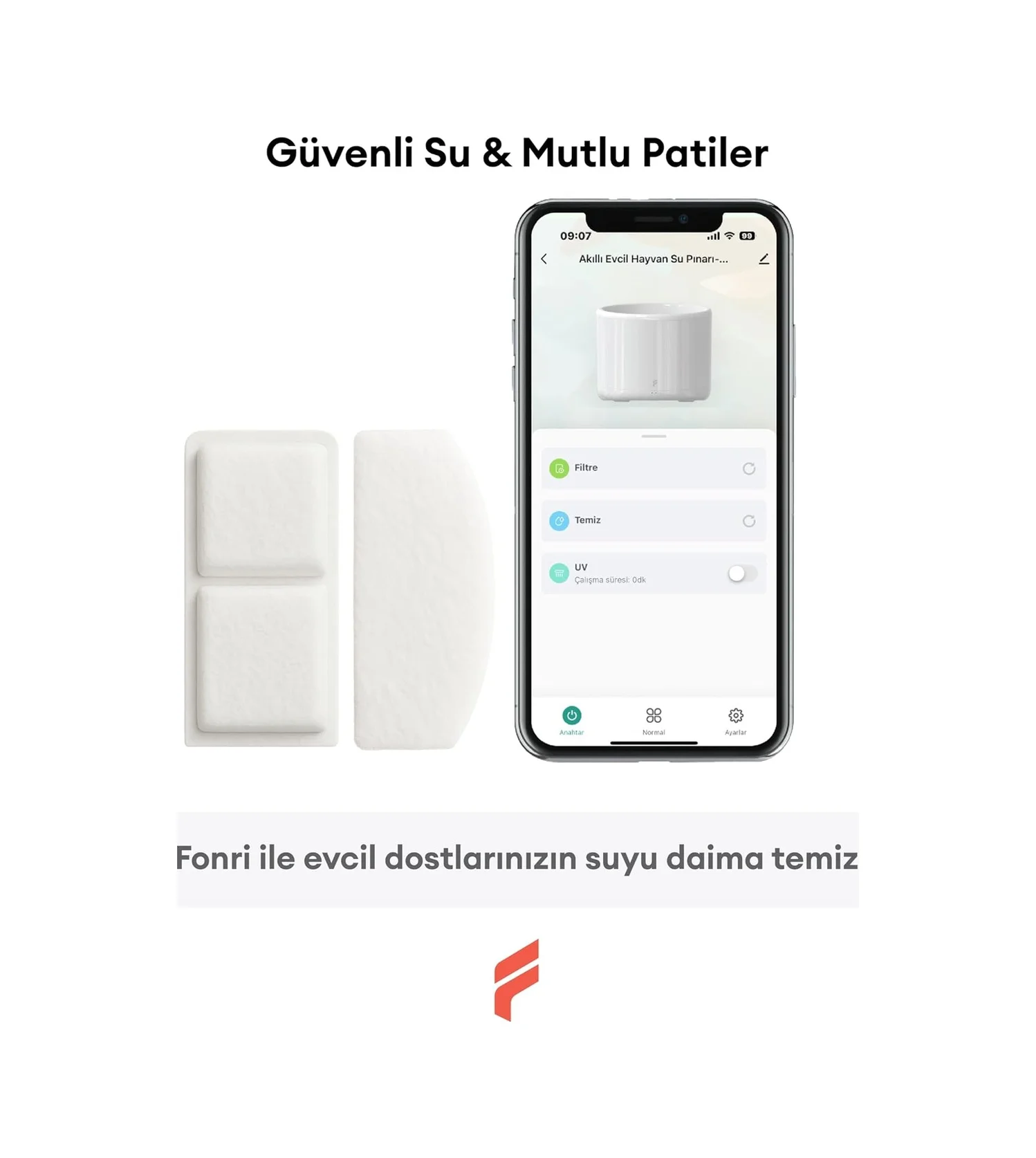 Lexroo Evcil Hayvan Akıllı Su Kabı Filtresi 4'lü Set Lexroo Evcil Hayvan Akıllı Su Kabı Filtresi 4'lü Set