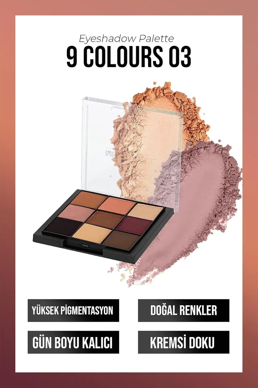 Lexroo Eyeshadow Palette 9 Colours 03 Lexroo Eyeshadow Palette 9 Colours 03