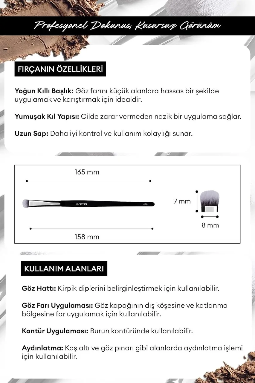 Lexroo Far Fırçası Shader Brush 120 Lexroo Far Fırçası Shader Brush 120