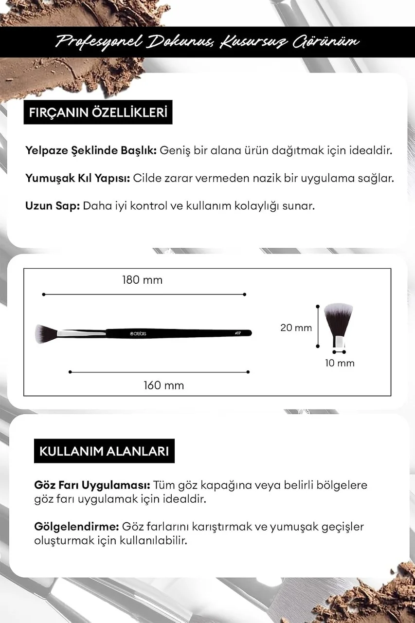 Lexroo Far Karıştırma Fırçası Blending Brush 117 Lexroo Far Karıştırma Fırçası Blending Brush 117