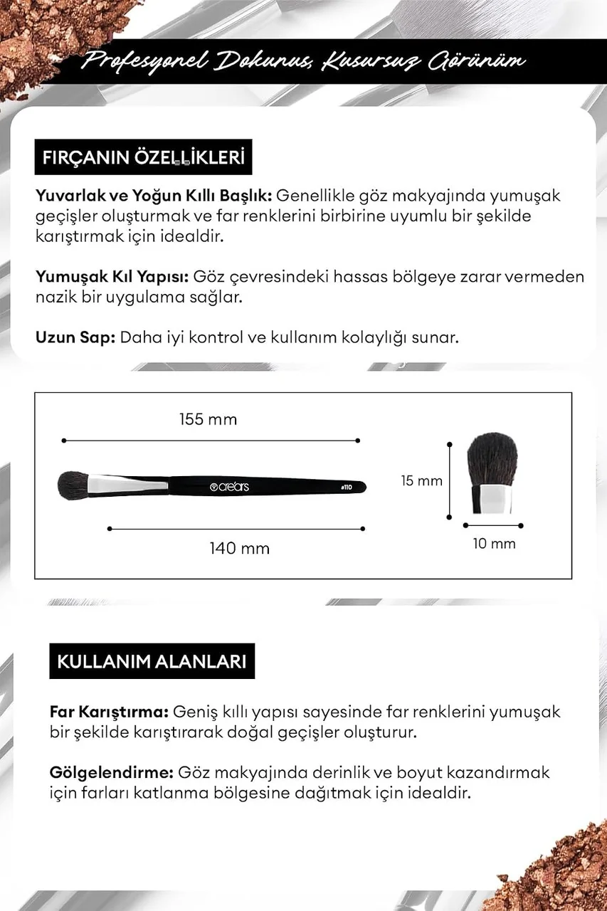 Lexroo Far Karıştırma Fırçası Definer Brush 110 Lexroo Far Karıştırma Fırçası Definer Brush 110
