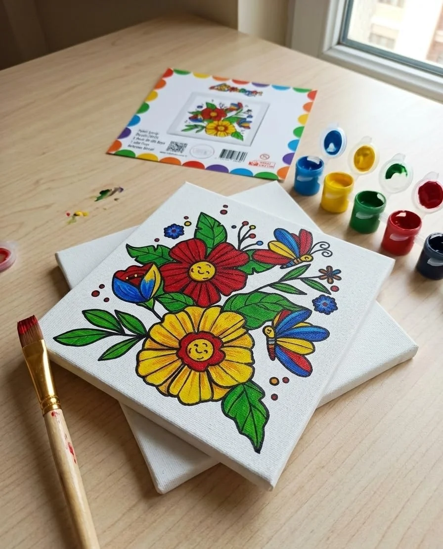 Lexroo Figürlü Tuval Boyama Seti 20x20 Cm Standart Lexroo Figürlü Tuval Boyama Seti 20x20 Cm Standart