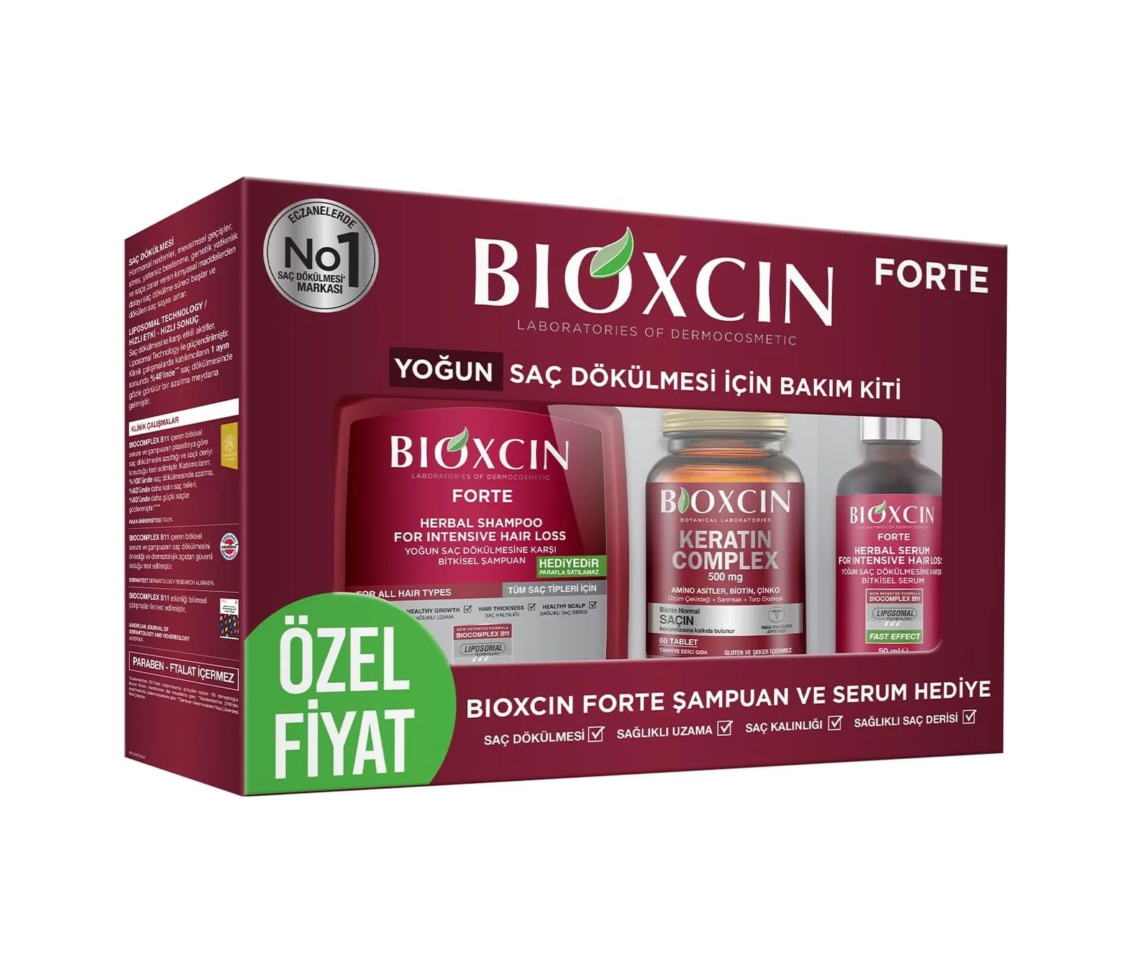 Lexroo Forte Yoğun Bakım Kiti - 3 Lü Paket Lexroo Forte Yoğun Bakım Kiti - 3 Lü Paket