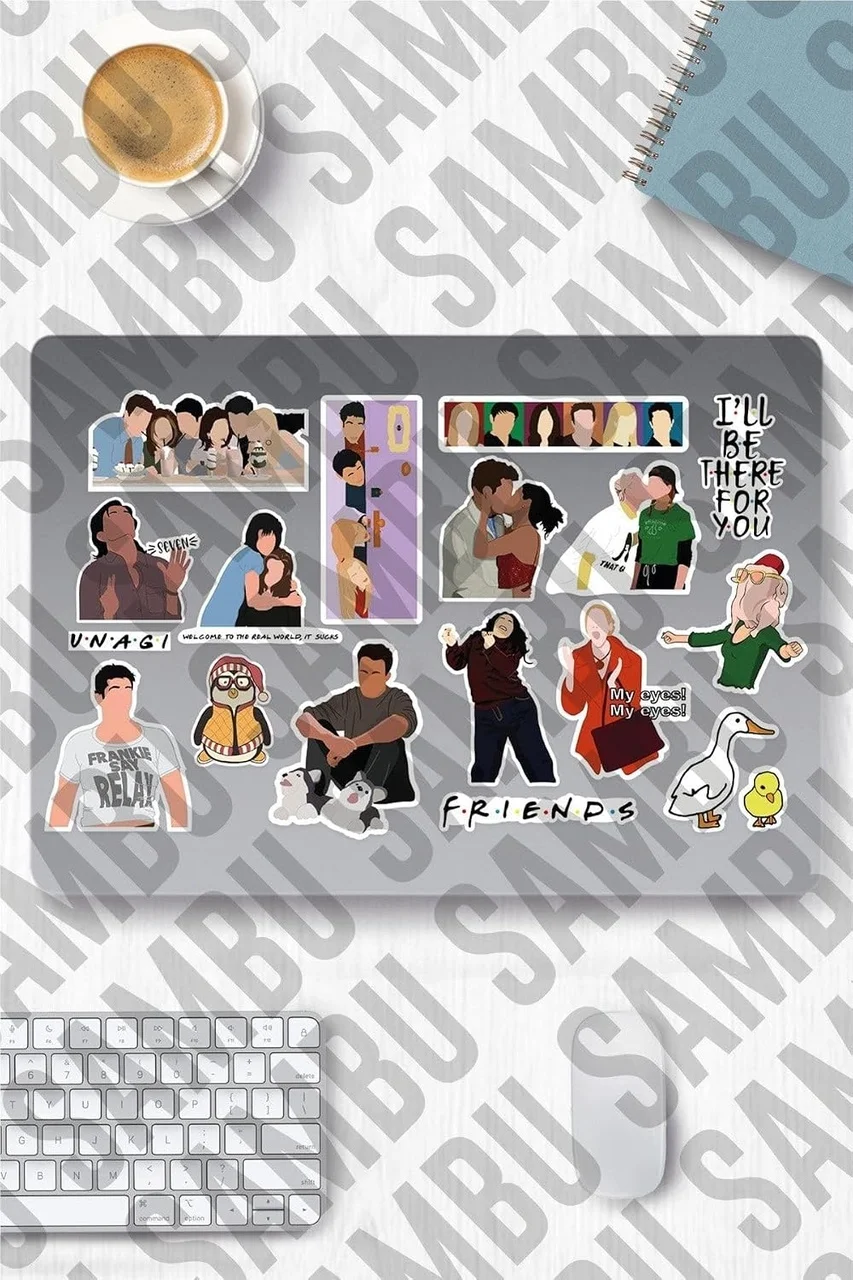 Lexroo Friends Temalı Sticker Etiket Seti 2 - Laptop Notebook Telefon Lexroo Friends Temalı Sticker Etiket Seti 2 - Laptop Notebook Telefon