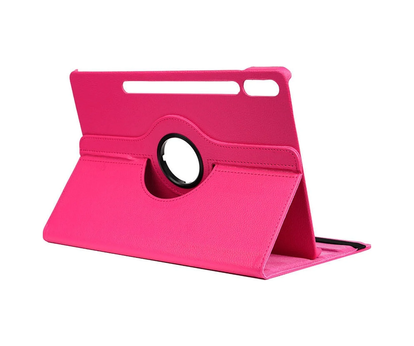 Lexroo Galaxy Uyumlu Tab S9 Fe Plus Dönebilen Standlı Kılıf - Pembe Koyu Lexroo Galaxy Uyumlu Tab S9 Fe Plus Dönebilen Standlı Kılıf - Pembe Koyu