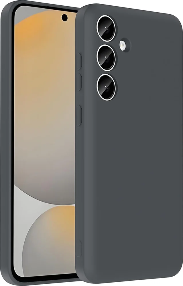 Lexroo Galaxy Uyumlu S24 Fe Kılıf Kamera Korumalı Kartlık Hazneli Vitra Kılıf - Gri Lexroo Galaxy Uyumlu S24 Fe Kılıf Kamera Korumalı Kartlık Hazneli Vitra Kılıf - Gri
