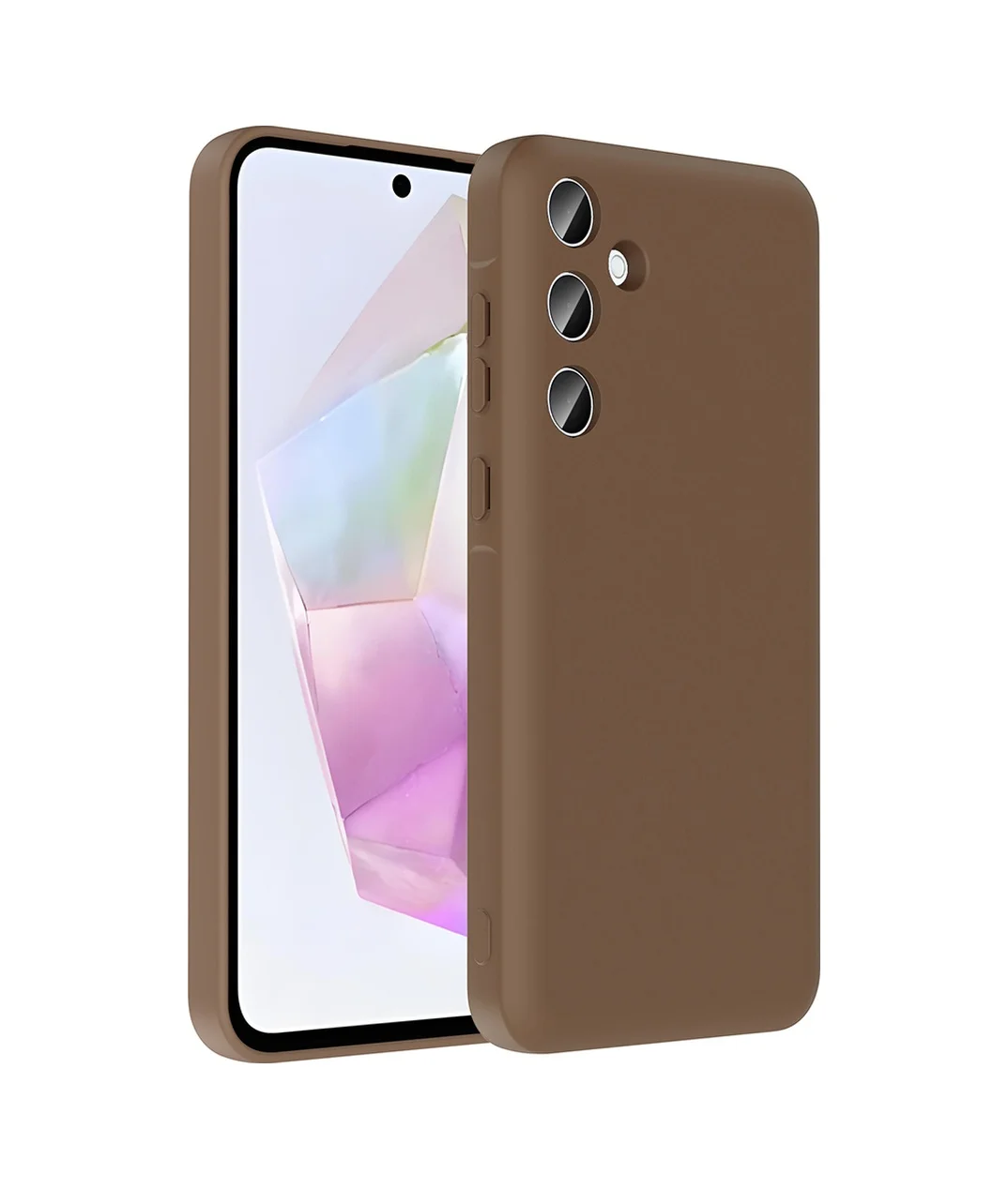 Lexroo Galaxy Uyumlu A26 Kılıf Kamera Korumalı Kartlık Hazneli Vitra Kılıf - Kahverengi Lexroo Galaxy Uyumlu A26 Kılıf Kamera Korumalı Kartlık Hazneli Vitra Kılıf - Kahverengi