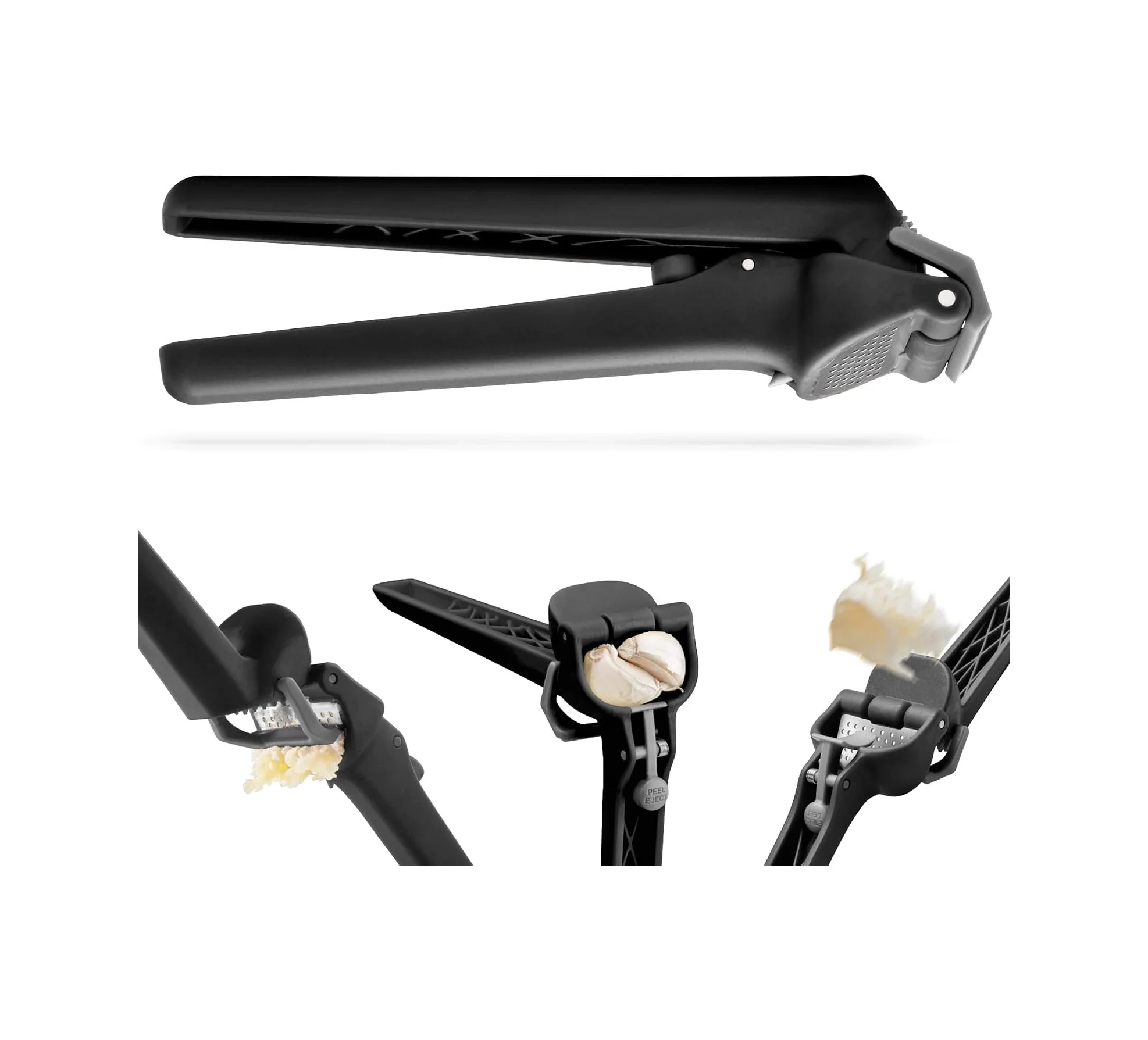Lexroo Garject Lite Sarımsak Presi, Siyah Lexroo Garject Lite Sarımsak Presi, Siyah