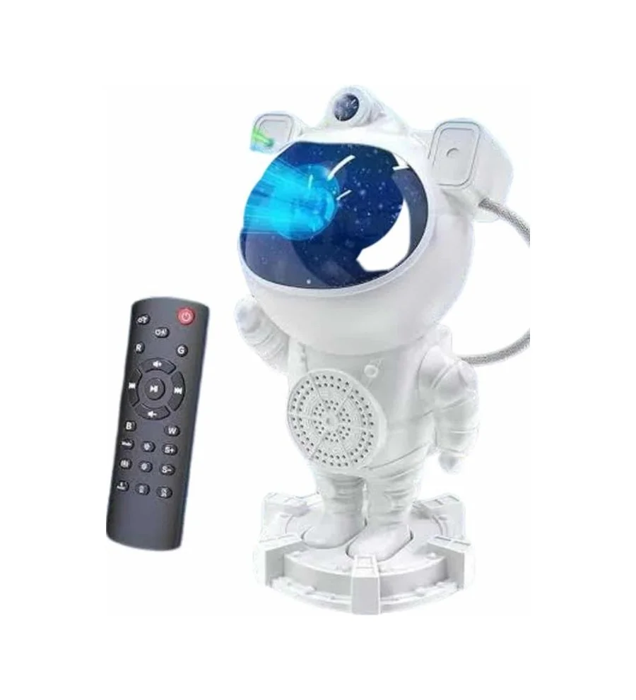 Lexroo Gece Lambası Astronot Bluetooth Hoparlörlü Galaksi Işık Projektörü Çok Renkli Lexroo Gece Lambası Astronot Bluetooth Hoparlörlü Galaksi Işık Projektörü Çok Renkli