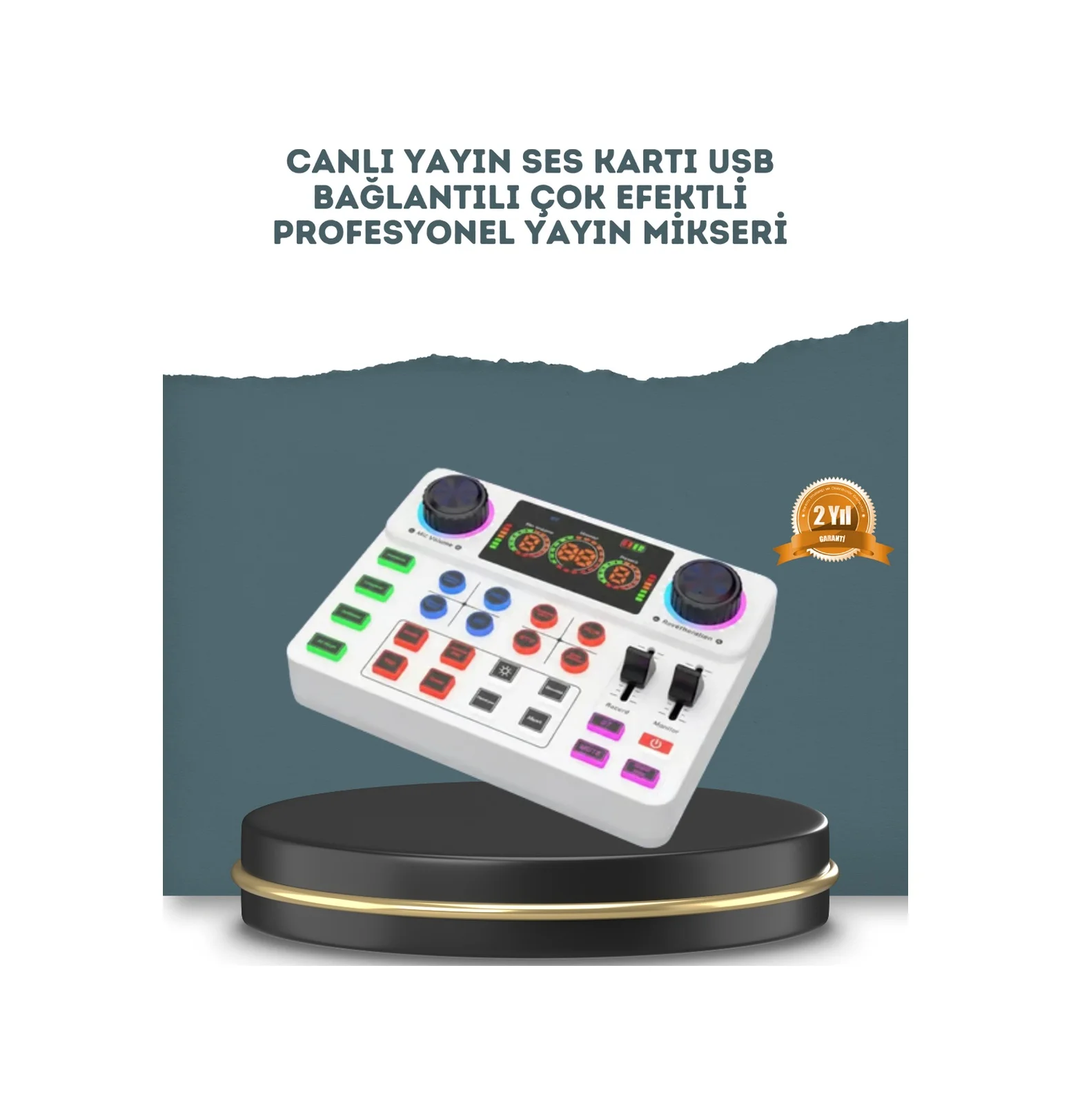 Lexroo Gürültü Engelleme Özellikli Canlı Yayın Ses Kartı Lexroo Gürültü Engelleme Özellikli Canlı Yayın Ses Kartı