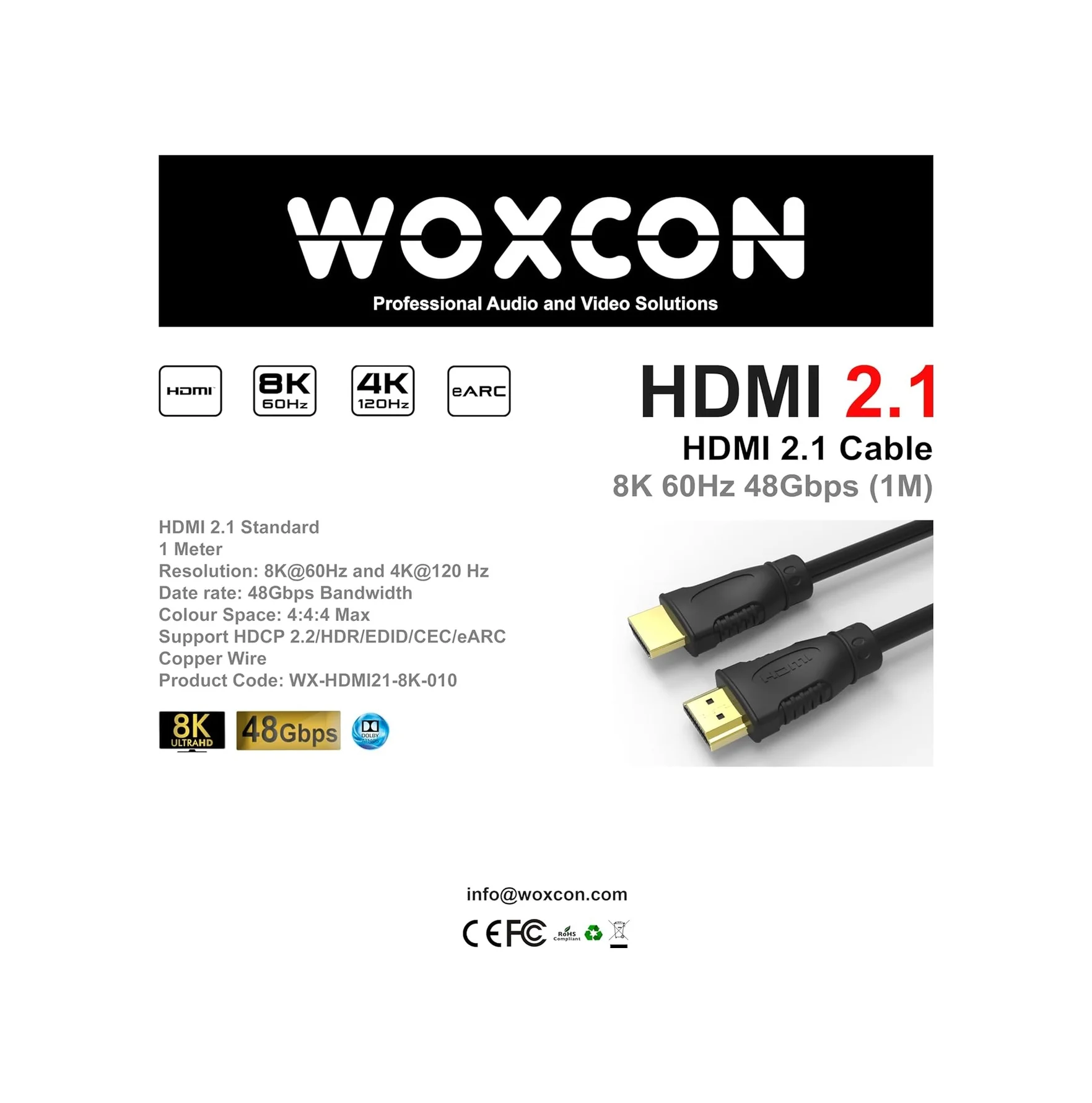 Lexroo Hdmi 2.1 Kablo - 8k 60hz, 4k 120hz, 4k 60hz, Earc, Hdr, D-hdr, Hdcp2.2, Dolby Vision 8k 60hz, 4k 120hz, 4k 60hz, Earc, Hdr, D-hdr, Hdcp Lexroo Hdmi 2.1 Kablo - 8k 60hz, 4k 120hz, 4k 60hz, Earc, Hdr, D-hdr, Hdcp2.2, Dolby Vision 8k 60hz, 4k 120hz, 4k 60hz, Earc, Hdr, D-hdr, Hdcp