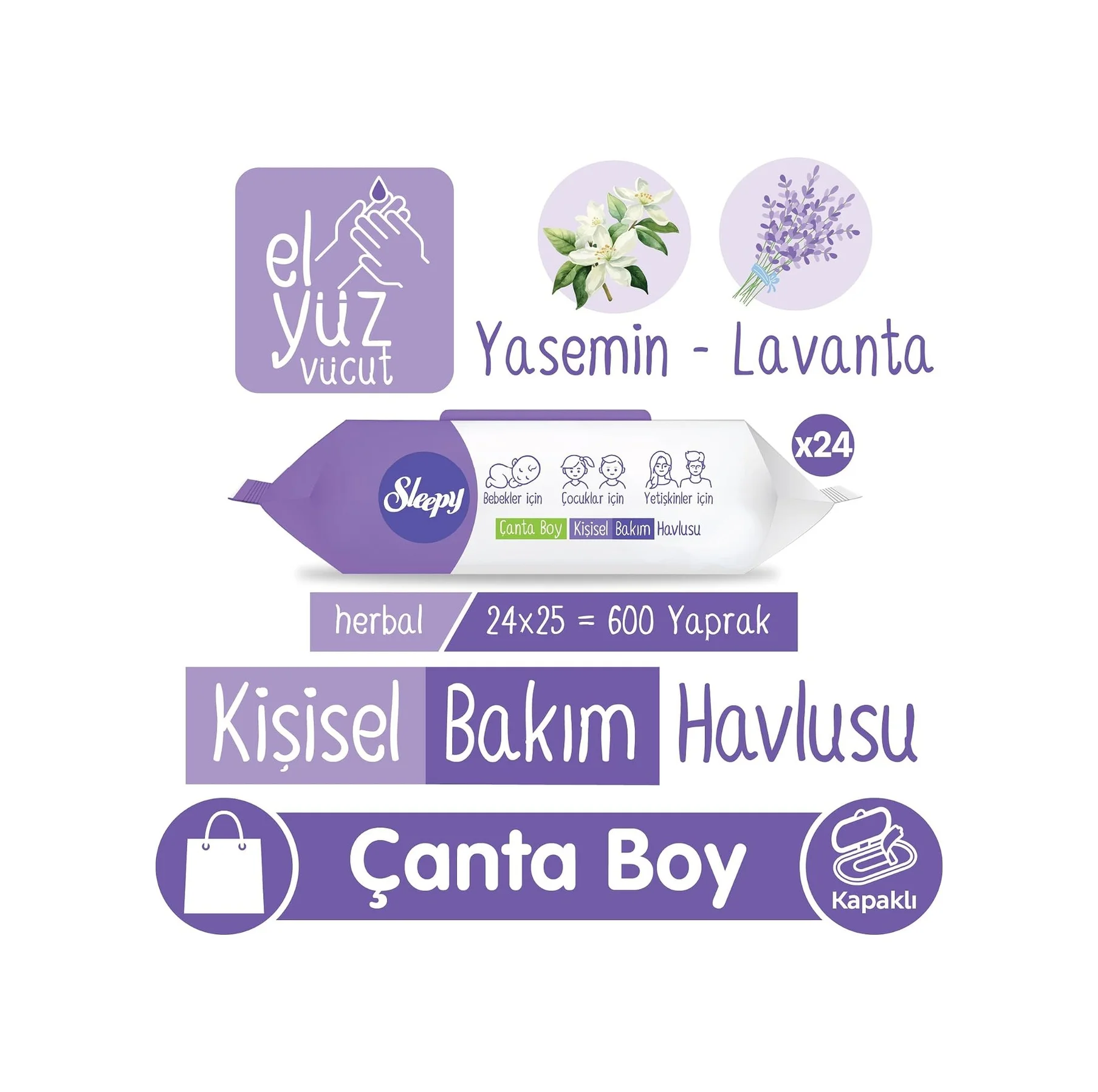 Lexroo Herbal Kişisel Bakım Havlusu Çanta Boy 24x25 600 Yaprak 1000'li Set Lexroo Herbal Kişisel Bakım Havlusu Çanta Boy 24x25 600 Yaprak 1000'li Set