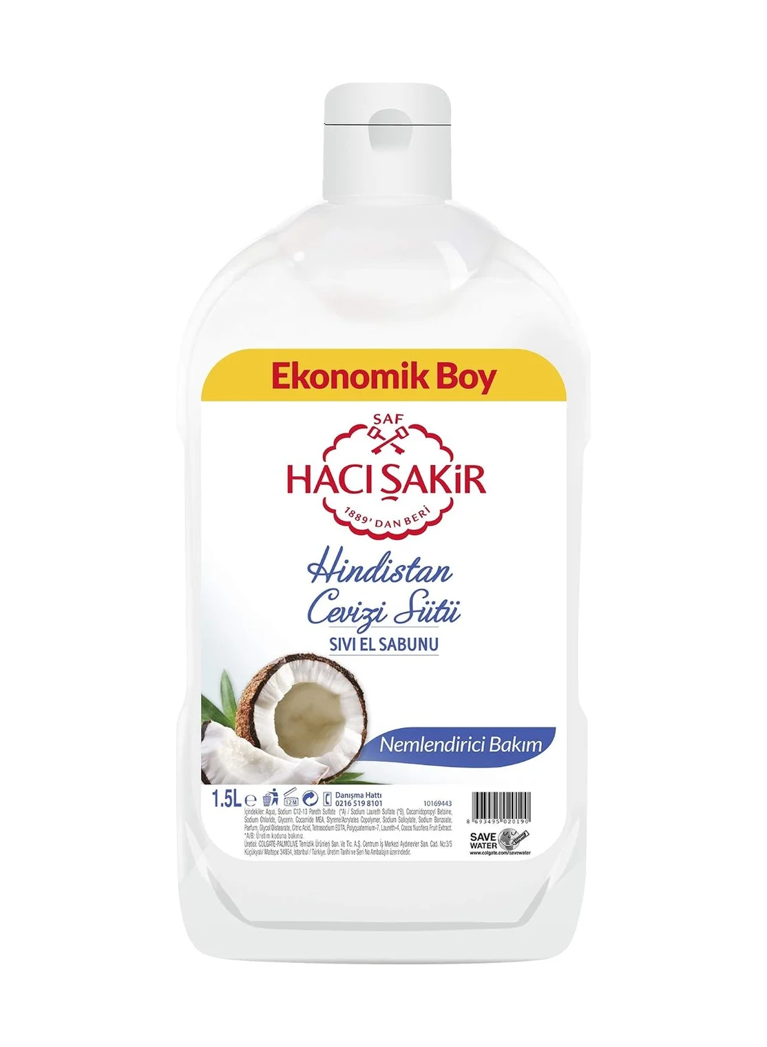 Lexroo Hindistan Cevizi Sütü Sıvı El Sabunu, 1500 Ml Lexroo Hindistan Cevizi Sütü Sıvı El Sabunu, 1500 Ml