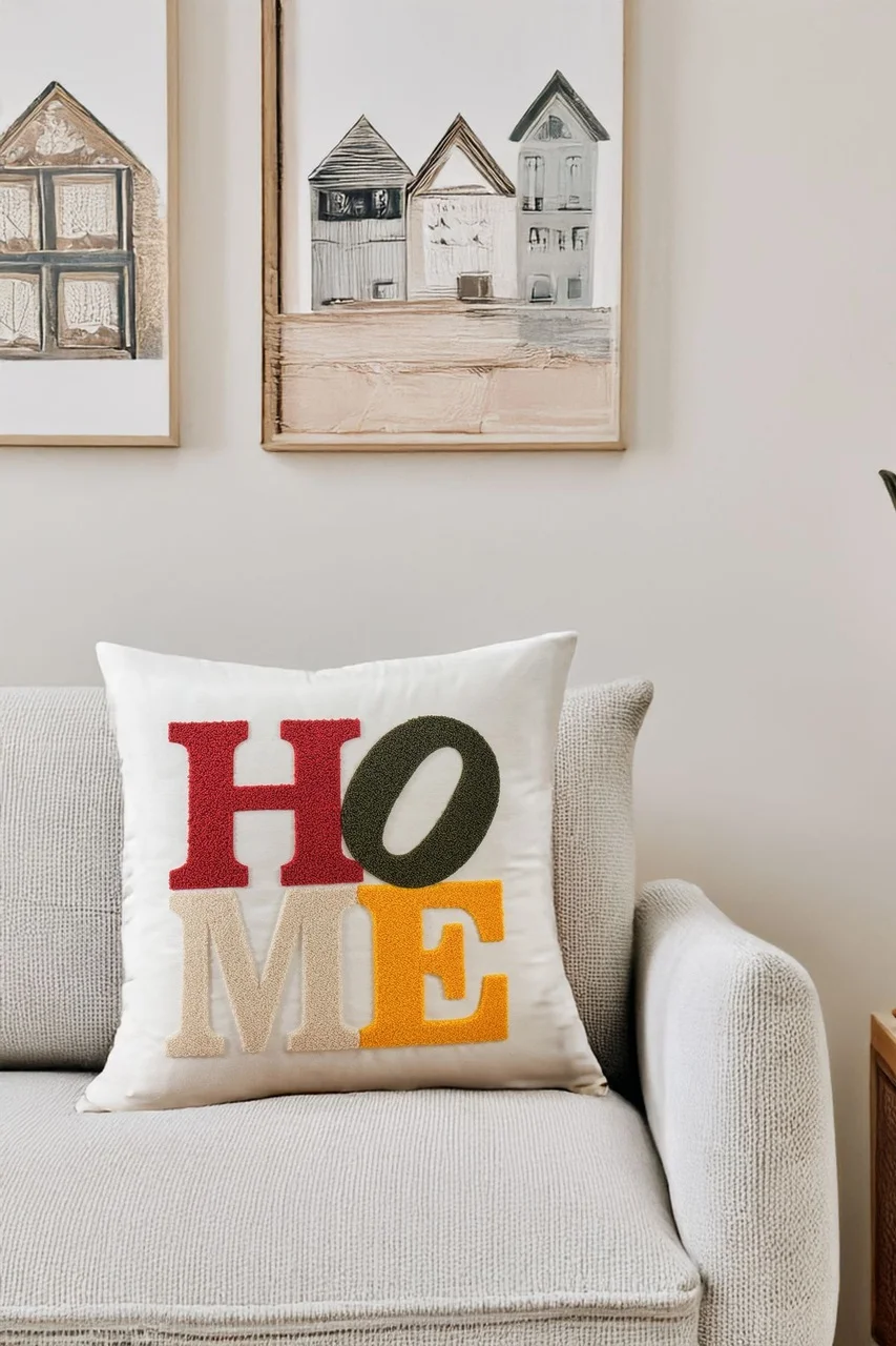 Lexroo Home Kırlent Kılıfı Çok Renkli Lexroo Home Kırlent Kılıfı Çok Renkli
