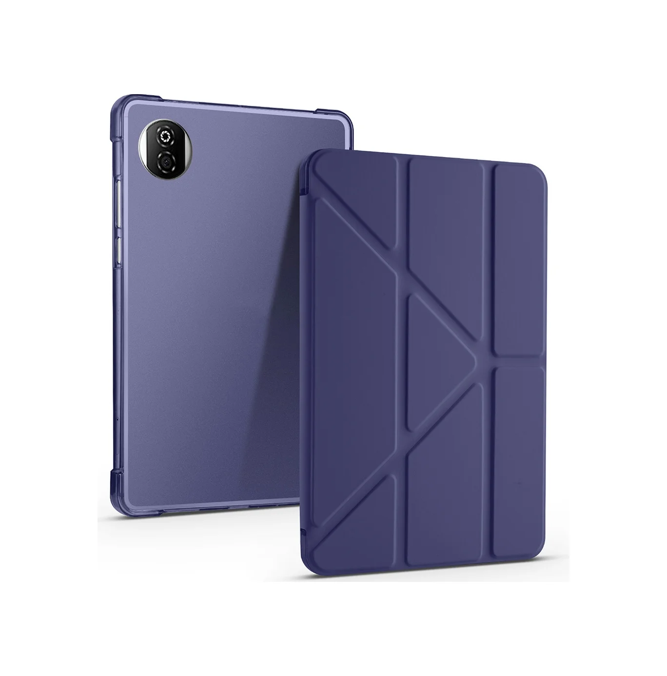 Lexroo Honor Pad X7 8.7 Kılıf Tri Folding Kalem Bölmeli Standlı Kılıf - Lacivert Silikon Lexroo Honor Pad X7 8.7 Kılıf Tri Folding Kalem Bölmeli Standlı Kılıf - Lacivert Silikon