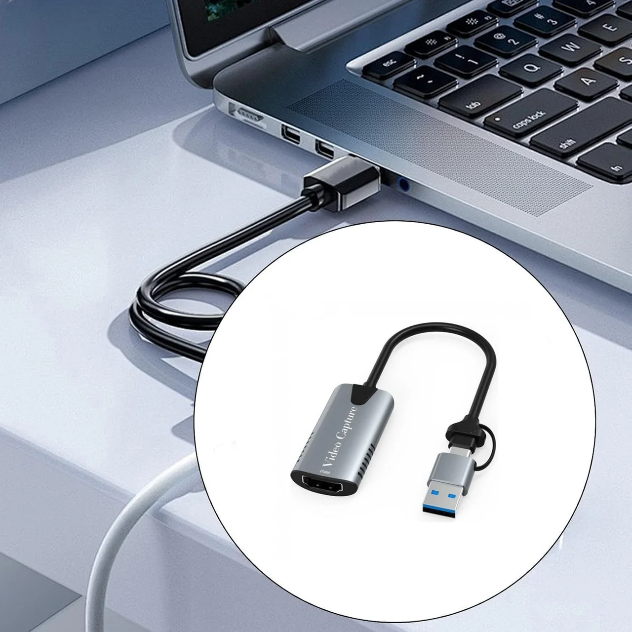 Lexroo Hu04a Type-c/usb A To 4k 60hz 1080p Hdmı Video Capture Yakalama Hub Adaptör Lexroo Hu04a Type-c/usb A To 4k 60hz 1080p Hdmı Video Capture Yakalama Hub Adaptör