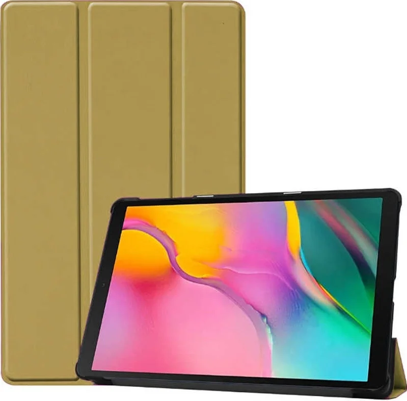 Lexroo Huawei T3 10 İnc Smart Cover Standlı 1-1 Kılıf - Gold Lexroo Huawei T3 10 İnc Smart Cover Standlı 1-1 Kılıf - Gold