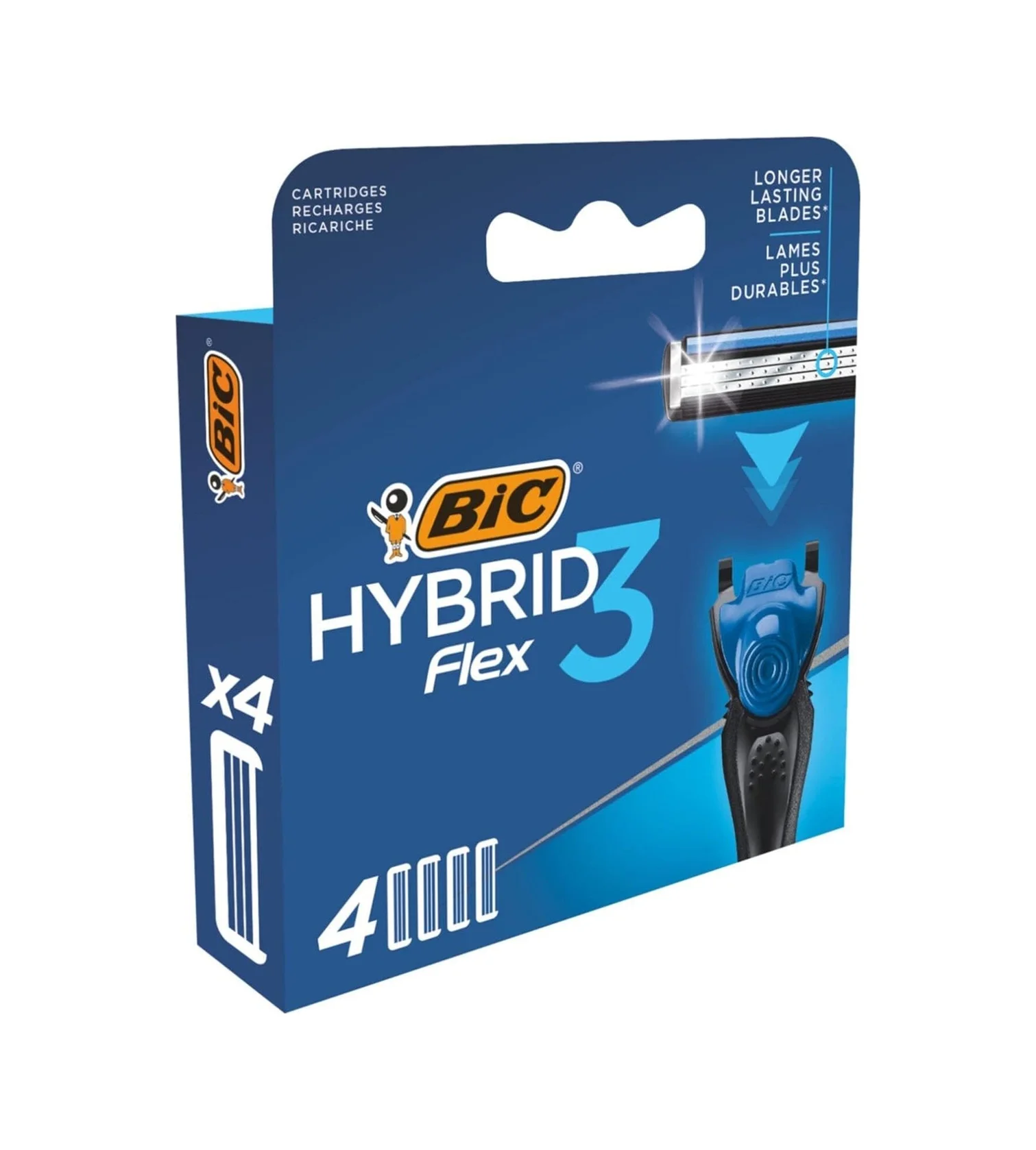 Lexroo Hybrid 3 Flex Erkek Tıraş Bıçağı 1 Sap Ve 4 Yedek Başlık, 3 Nano Teknolojik Titanyum Bıçak Lexroo Hybrid 3 Flex Erkek Tıraş Bıçağı 1 Sap Ve 4 Yedek Başlık, 3 Nano Teknolojik Titanyum Bıçak