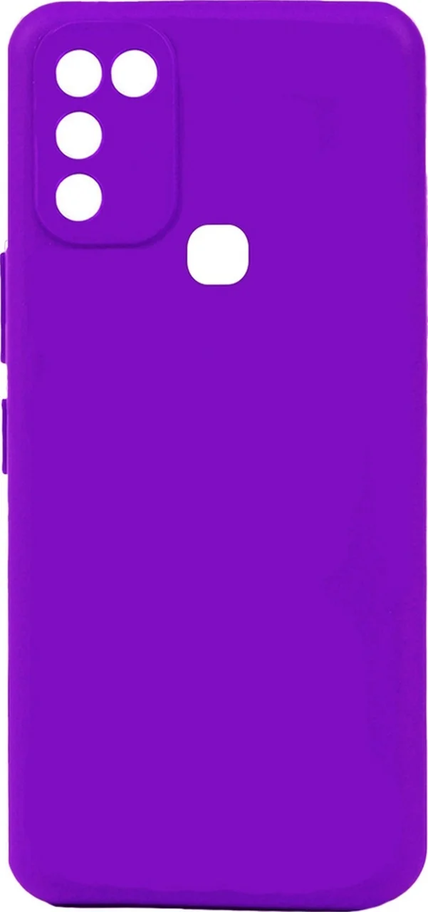 Lexroo İnfinix Hot 11 Play Kılıf Biye Silikon - Mor Lexroo İnfinix Hot 11 Play Kılıf Biye Silikon - Mor