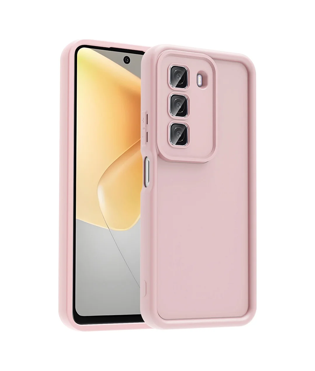 Lexroo İnfinix Hot 50 4g Kılıf Kamera Korumalı Ananas Kılıf - Pembe Lexroo İnfinix Hot 50 4g Kılıf Kamera Korumalı Ananas Kılıf - Pembe