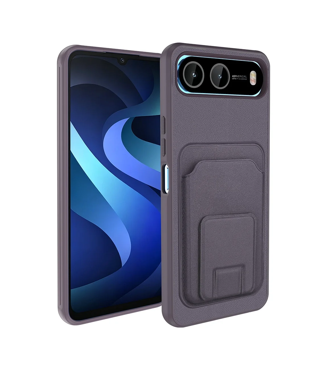 Lexroo İnfinix Hot 60i 5g Kılıf Kartlıklı Tpu Bikart Kılıf - Gri Lexroo İnfinix Hot 60i 5g Kılıf Kartlıklı Tpu Bikart Kılıf - Gri